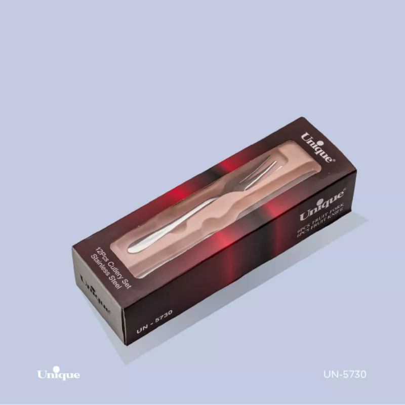 خرید کارد و چنگال تک استیل UN-5730 یونیک	