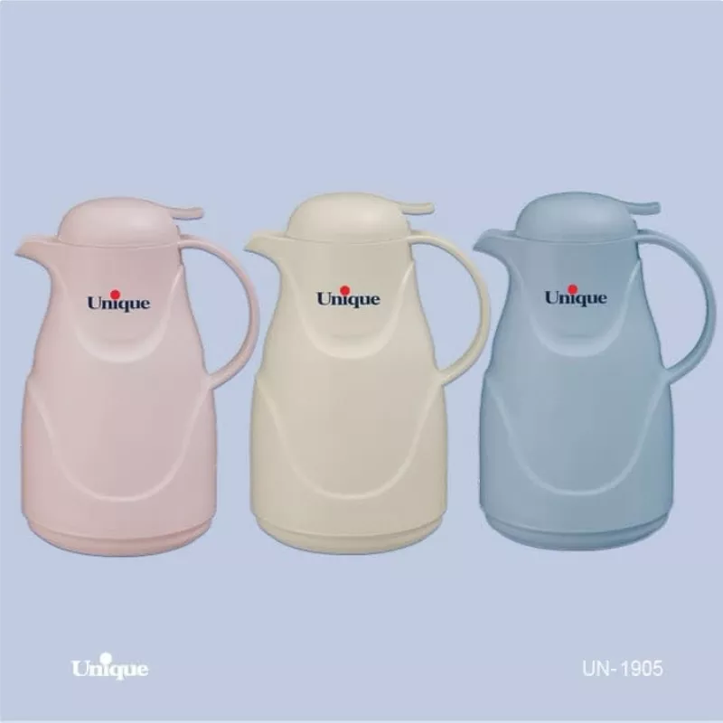 خرید فلاسک 1 لیتر رنگی شیشه معمولی UN-1905 یونیک