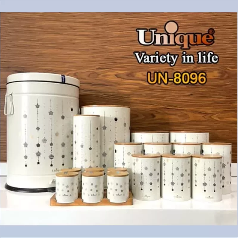 خرید ست 15 دکور سفید آمیگو بامبو UN-8096 یونیک