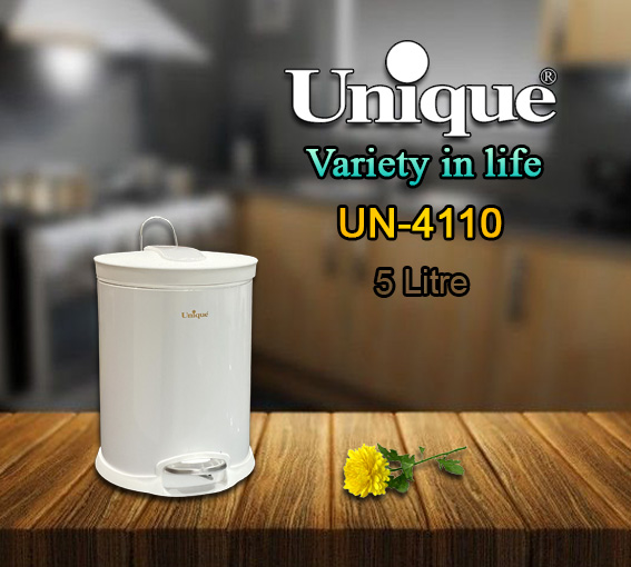 خرید سطل 5 لیتر سفید ایرانی UN-4110 یونیک