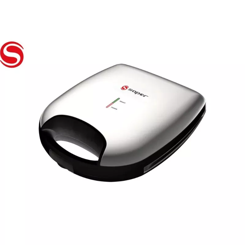 خرید ساندویچ ساز چهارخانه با سینی متحرک مشکی  SSM_495S ساپر