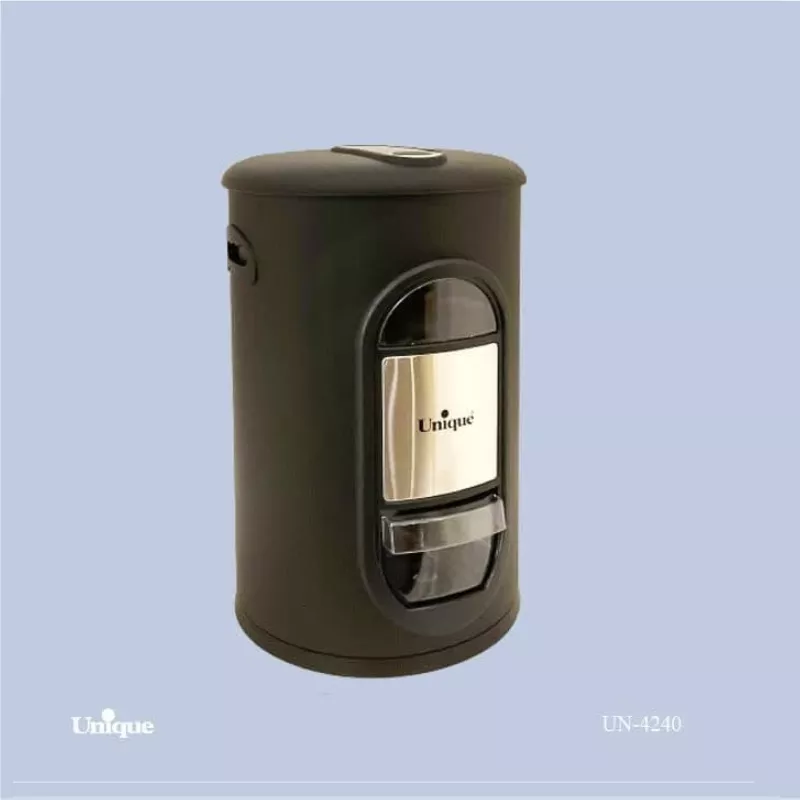 خرید سطل برنج پیمانه دار مشکی UN-4240 یونیک