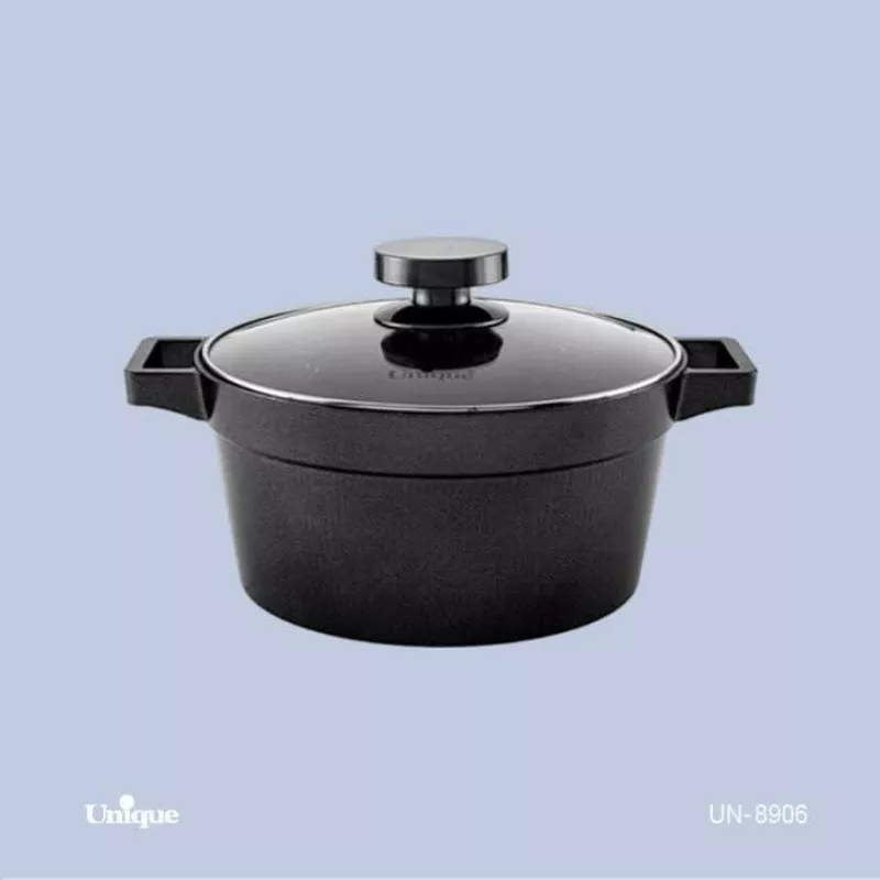 خرید قابلمه 24 کف گرانیت دیاموند UN-8906 یونیک	
