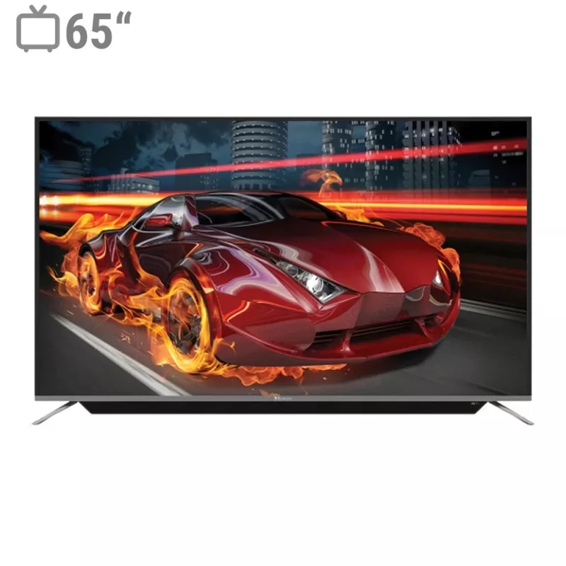 خرید ال ای دی 65 اینچ هوشمند 4K اندروید 11-65JAEX6100UWS-R بویمن (Baumen)(soundbar) 