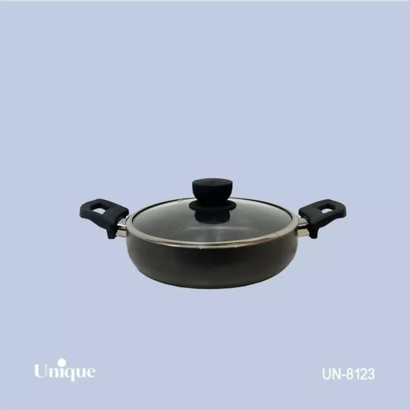 خرید تابه دو دسته 24 گرانیت  مشکی  UN-8123 یونیک	