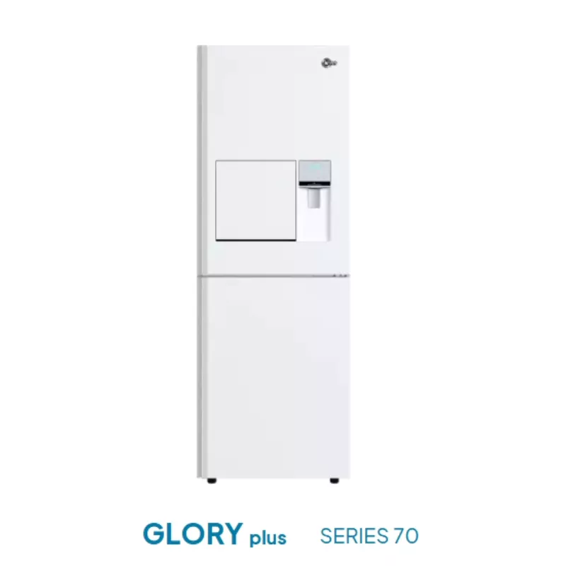 خرید یخچال فریزر کمبی سفید عرض 70 مدل گلوری پلاس GLORY PLUS کلور