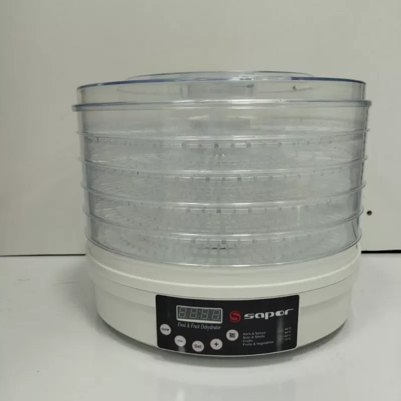 خرید میوه خشک کن دیجیتال سفید مدل SFD-2070-5500 ساپر 