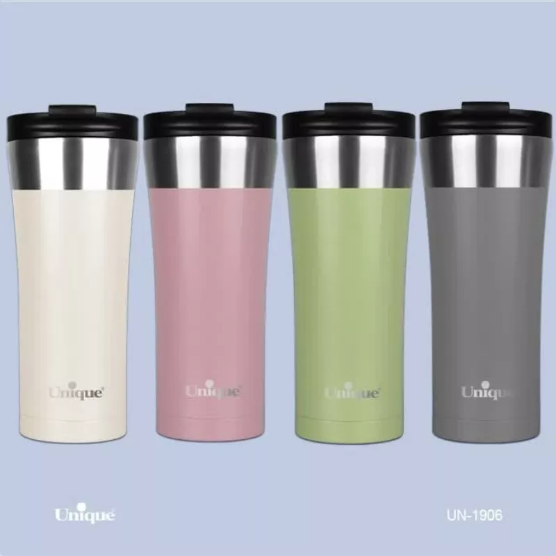 خرید تراول ماگ 500 استیل و رنگی  UN- 1906 - 1908  یونیک 