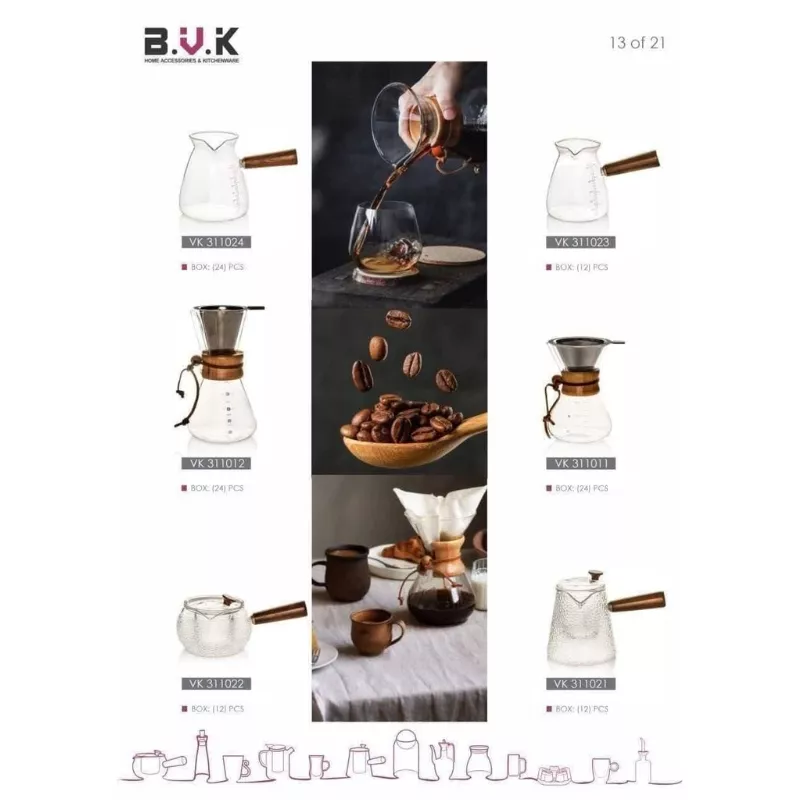 خرید  قهوه جوش 700 میل با صافی  پیرکس مدل 311021 بوک BVK	