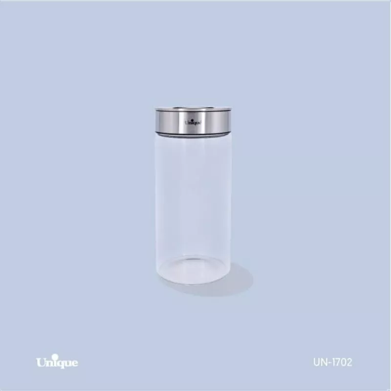 خرید بانکه شیشه ای درب استیل 20  UN-1702 یونیک	