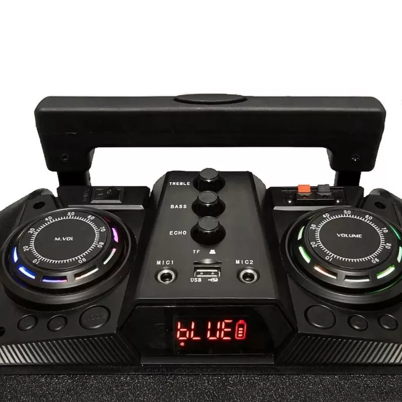 خرید اسپیکر پرتابل 6000وات با میکروفن و کنترل TSCO-TS1900 تسکو(BT-USB-TF-FM) - 