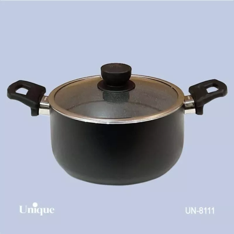 خرید قابلمه 32  کف گرانیت - مشکی  UN-8111 یونیک	
