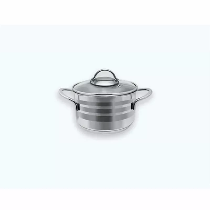 خرید قابلمه سایز 14 استیل درب پیرکس  فورته 
