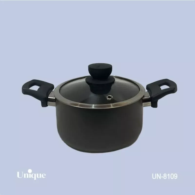 خرید قابلمه 28  کف گرانیت - مشکی  UN-8109 یونیک	