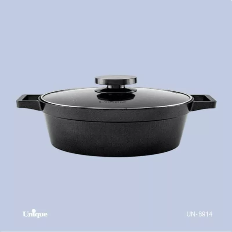 خرید تابه 28 دو دسته کف گرانیت  دیاموند  UN-8914 یونیک	