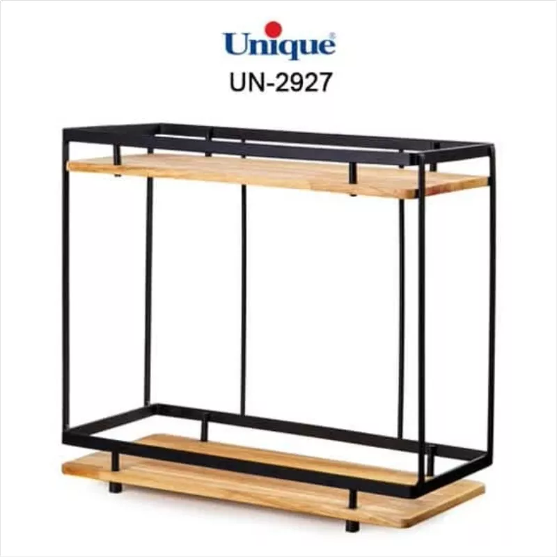 خرید استند چوبی مستطیل 2 طبقه UN-2927 یونیک