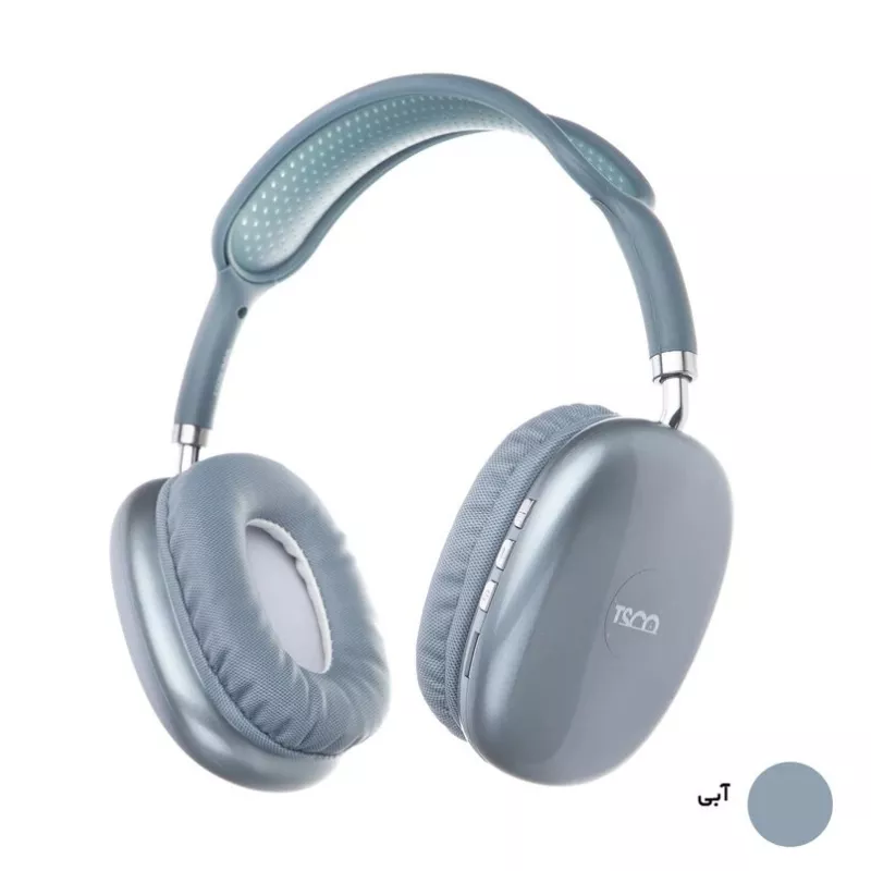 خرید هدست بلوتوثی TSCO-TH5377 آبی تسکو (پشتیبانی BT-TF-FM-AUX-CALL)