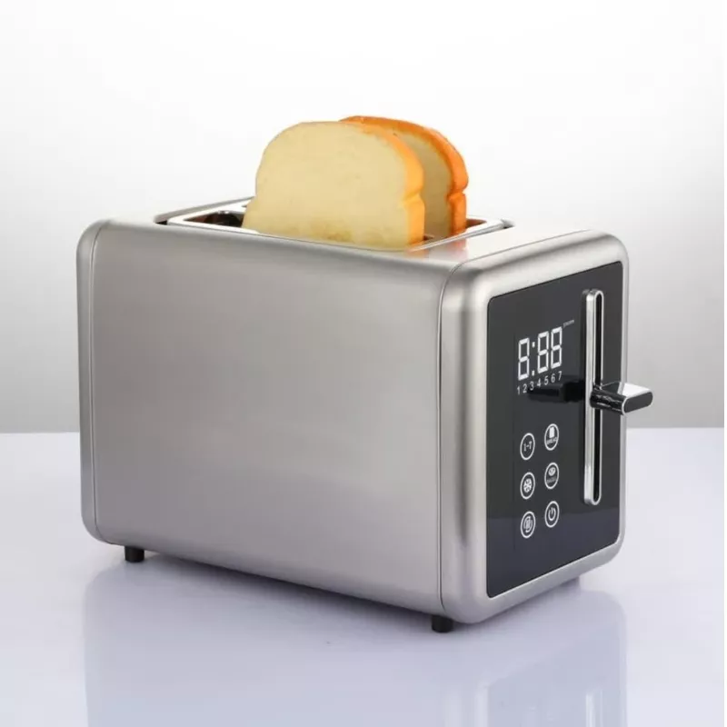 خرید توستر نان 850 وات دوخانه دیجیتال SBT-550D استیل ساپر