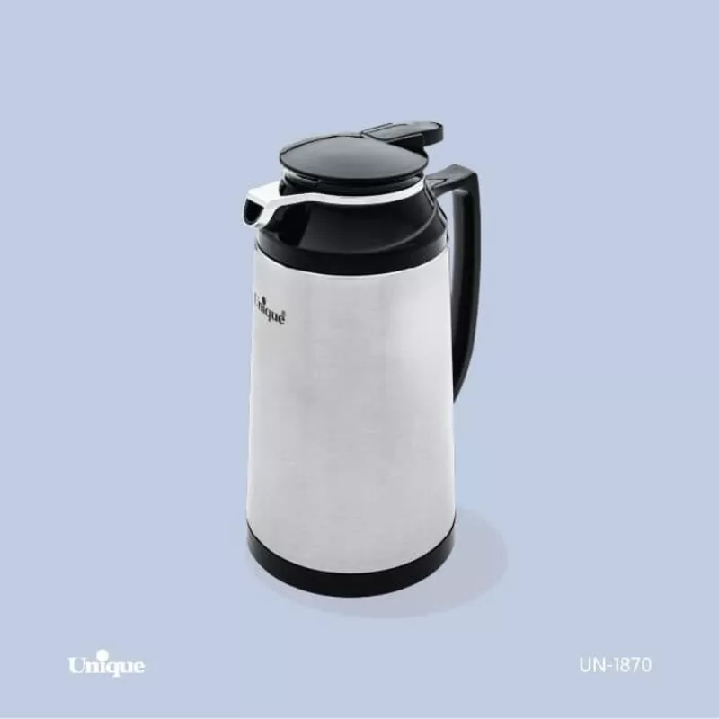 خرید فلاکس شیشه دار  استیل 1  لیتر UN-1870  یونیک	