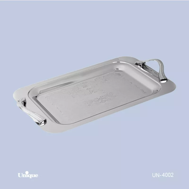 خرید سینی بزرگ استیل براق   UN-4002 یونیک	