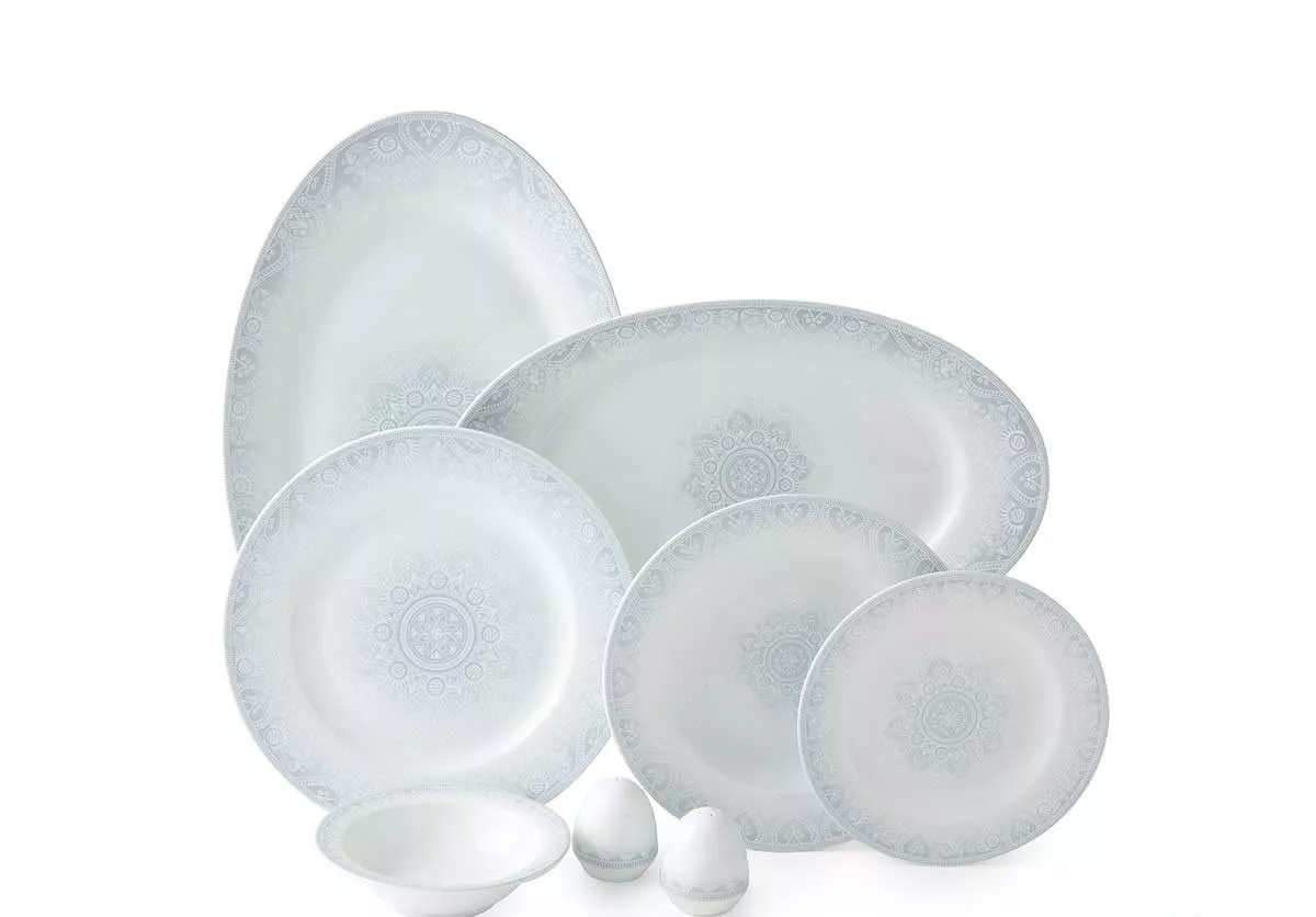 خرید سرویس 28 پارچه چینی زرین-ایتالیا اف (گرد)-6 نفره-ادلین-درجه عالی