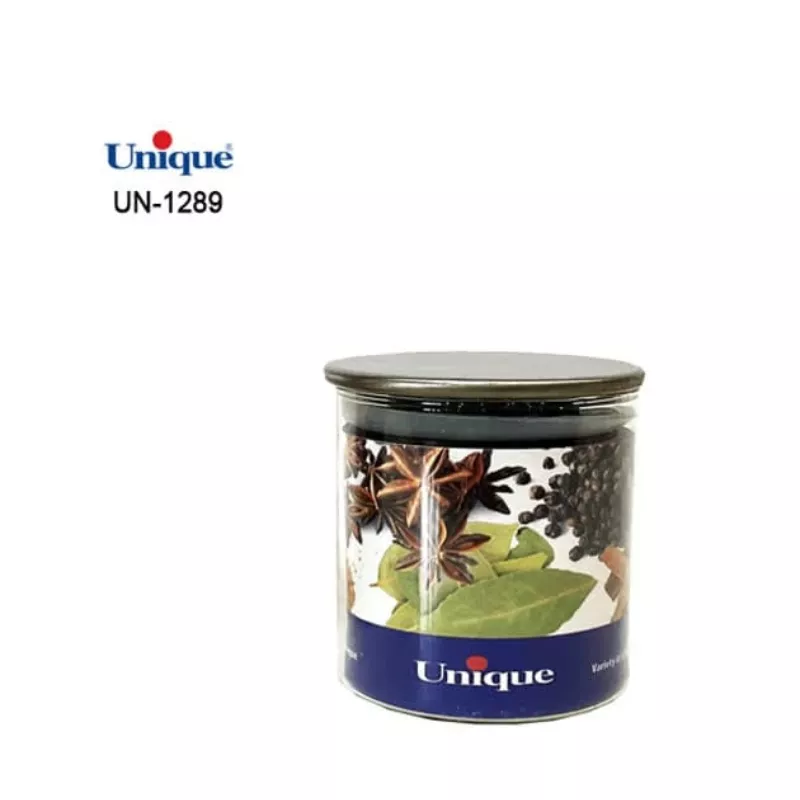 خرید ادویه 8 سانت با قطر 6 درب استیل UN-1289  یونیک