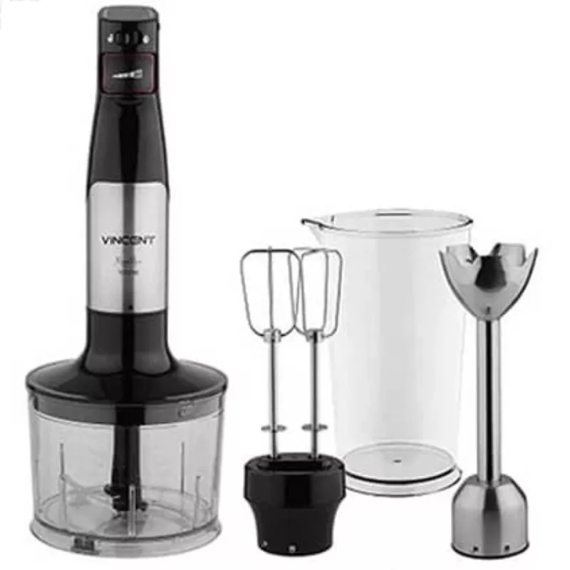 خرید گوشت کوب - خردکن - همزن  1000 وات HB 7510-05  وینسنت  ( پایه استیل ) 