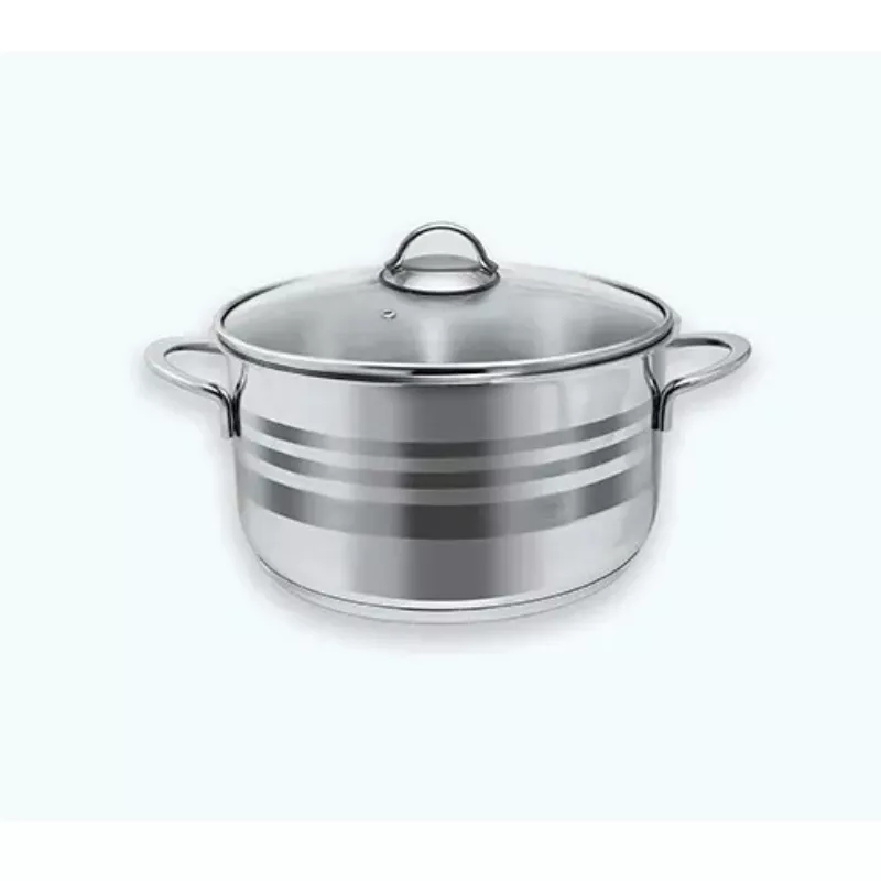 خرید قابلمه 24 استیل با درب پیرکس فورته  - 