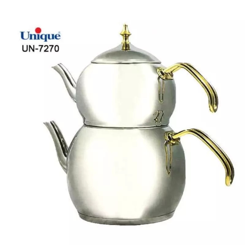 خرید کتری قوری استیل 2.2  لیتر  UN-7270 یونیک	