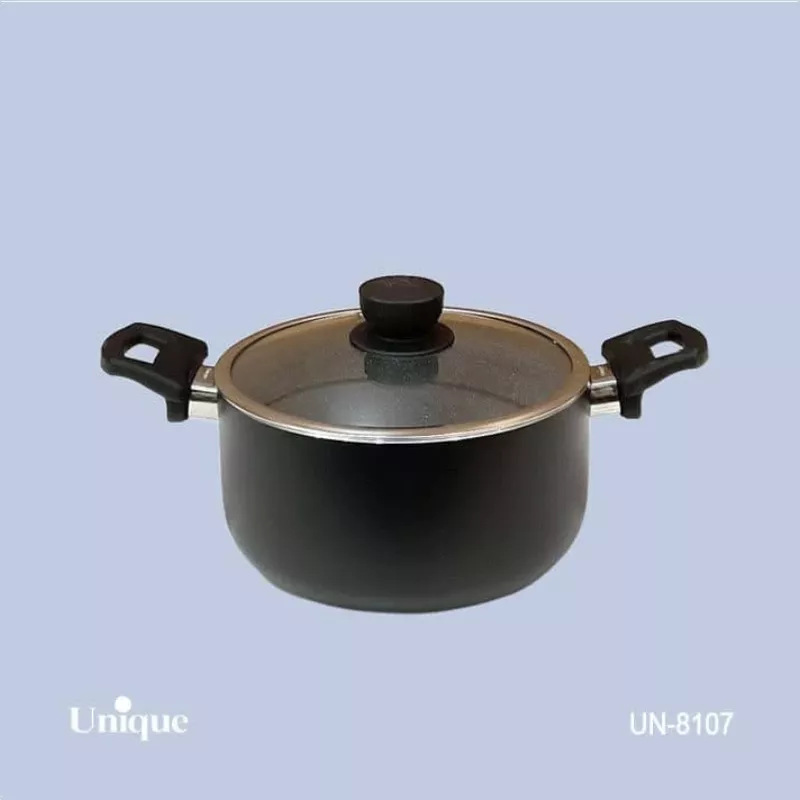 خرید قابلمه 24  کف گرانیت - مشکی  UN-8107 یونیک	