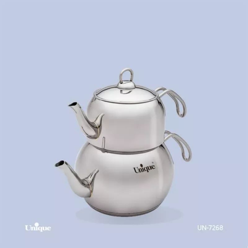خرید کتری و قوری استیل 2-5  لیتر لوله دار  UN-7268  یونیک	