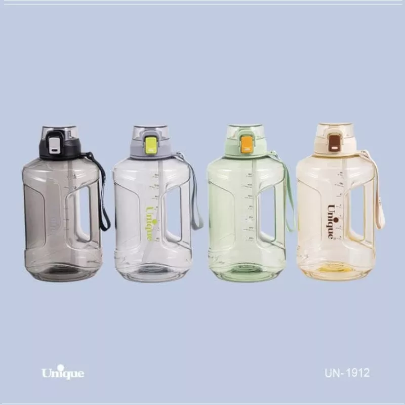 خرید ( قمقمه ) بطری آب پلاستیکی 2200 میل  UN-1912 یونیک	
